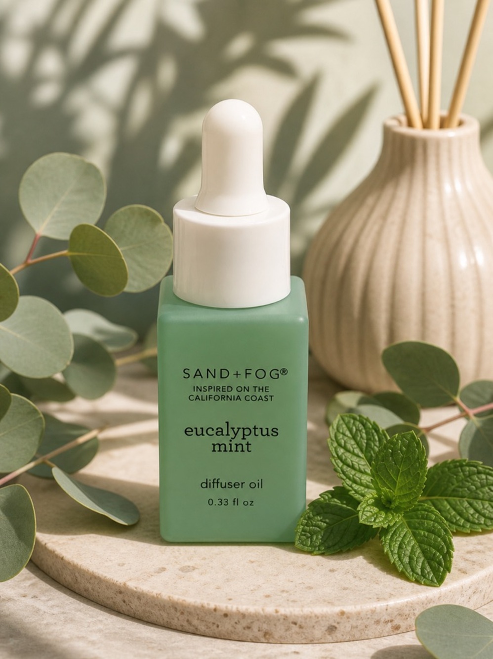 Sand + Fog Fresh “Eucalyptus Mint” Diffuser Fragrance Oil .33 fl oz. / 10 mL